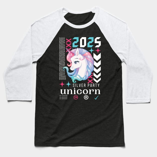 Unicorn Baseball T-Shirt by SASKET 